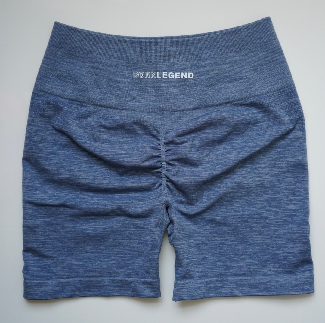Light Blue Scrunch Shorts
