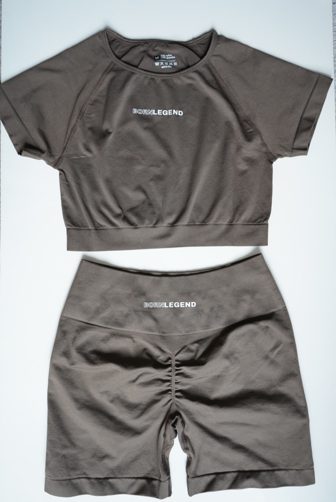 Mocha Seamless Short Sleeve Top